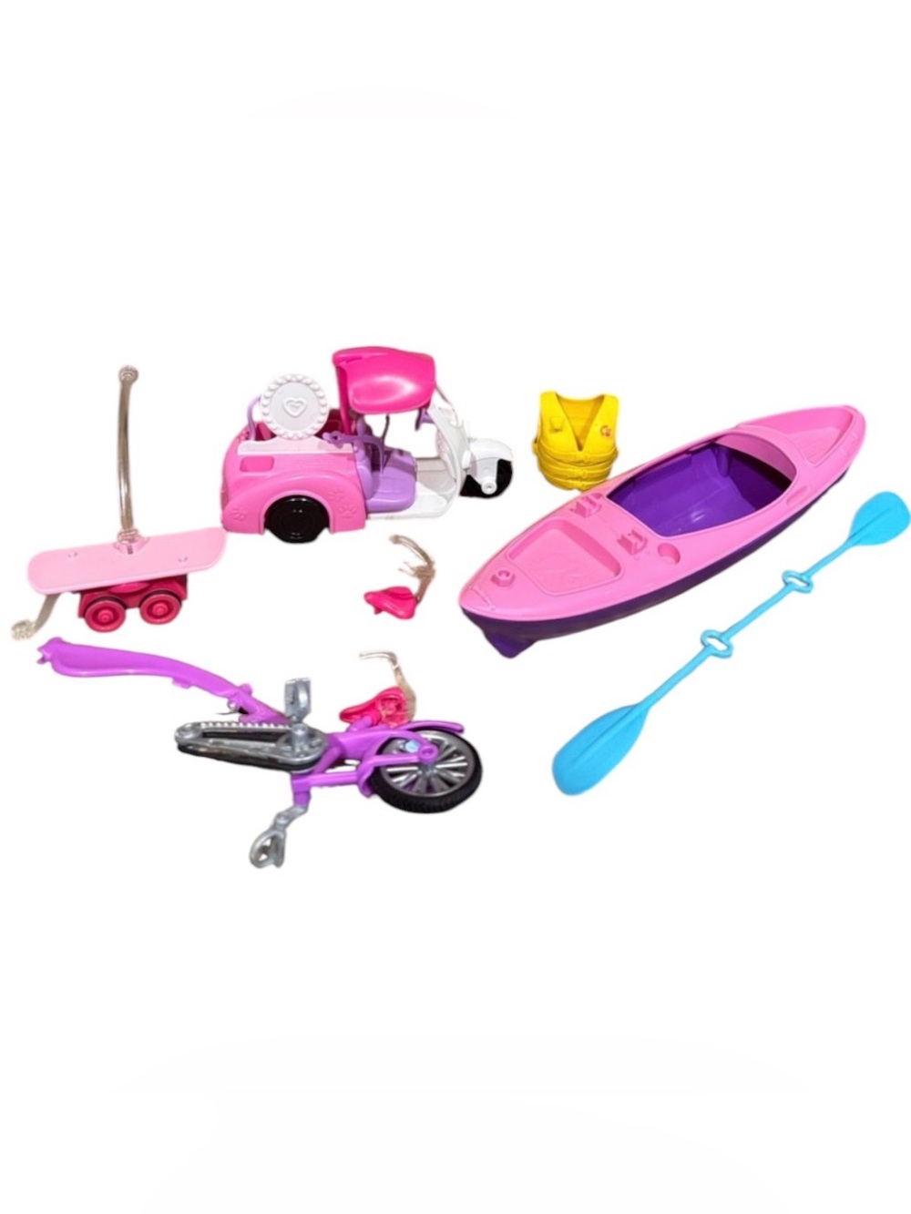 💚💰BOGO FREE 8 Pc Bundle Lot Barbie Doll Toys
